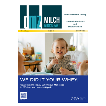 Titelbild der aktuellen Ausgabe Deutsche Molkereizeitung