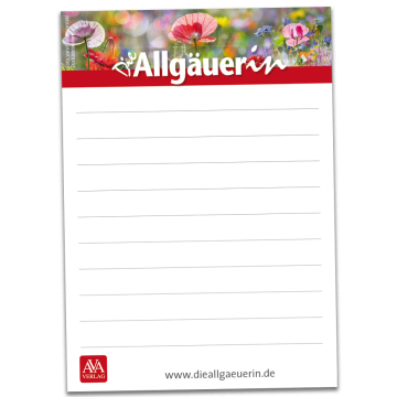 Einzelseite eines Notizblocks