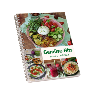 Titelbild Gemüse Hits mit diversen Gemüsegerichten