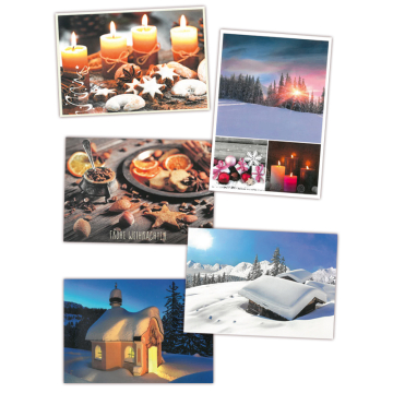 Weihnachtskarten-SET 5 St.