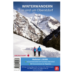 Deckblatt der Winterwanderkarte für Oberstorf